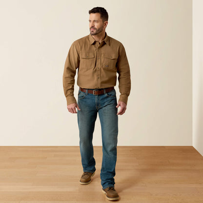 Rebar Flannel Twill Snap Work Shirt - US 2995