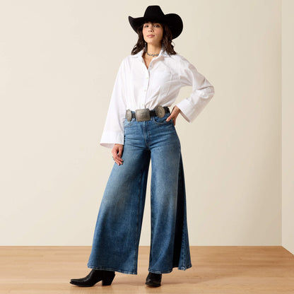 Ultra High Rise Iris Super Wide Leg Jeans - US 6084