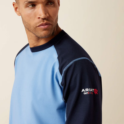 FR Colorblock Baseball Long Sleeve T-Shirt - US 0093