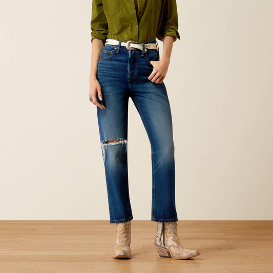 Perfect Rise Relaxed Petra Flipside Straight Leg Jeans - US 2085