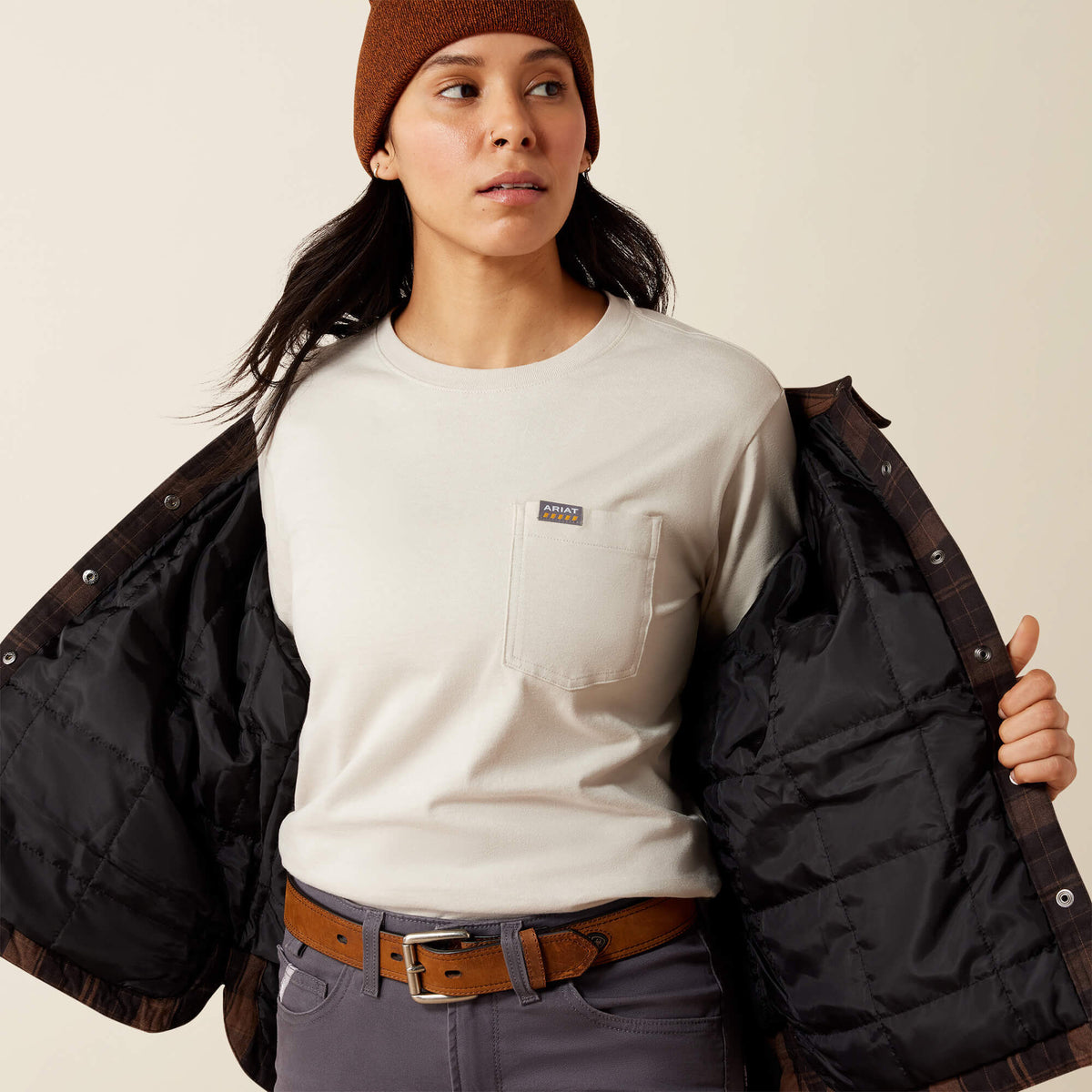 Rebar Flannel Insulated Shirt Jacket - US 1782