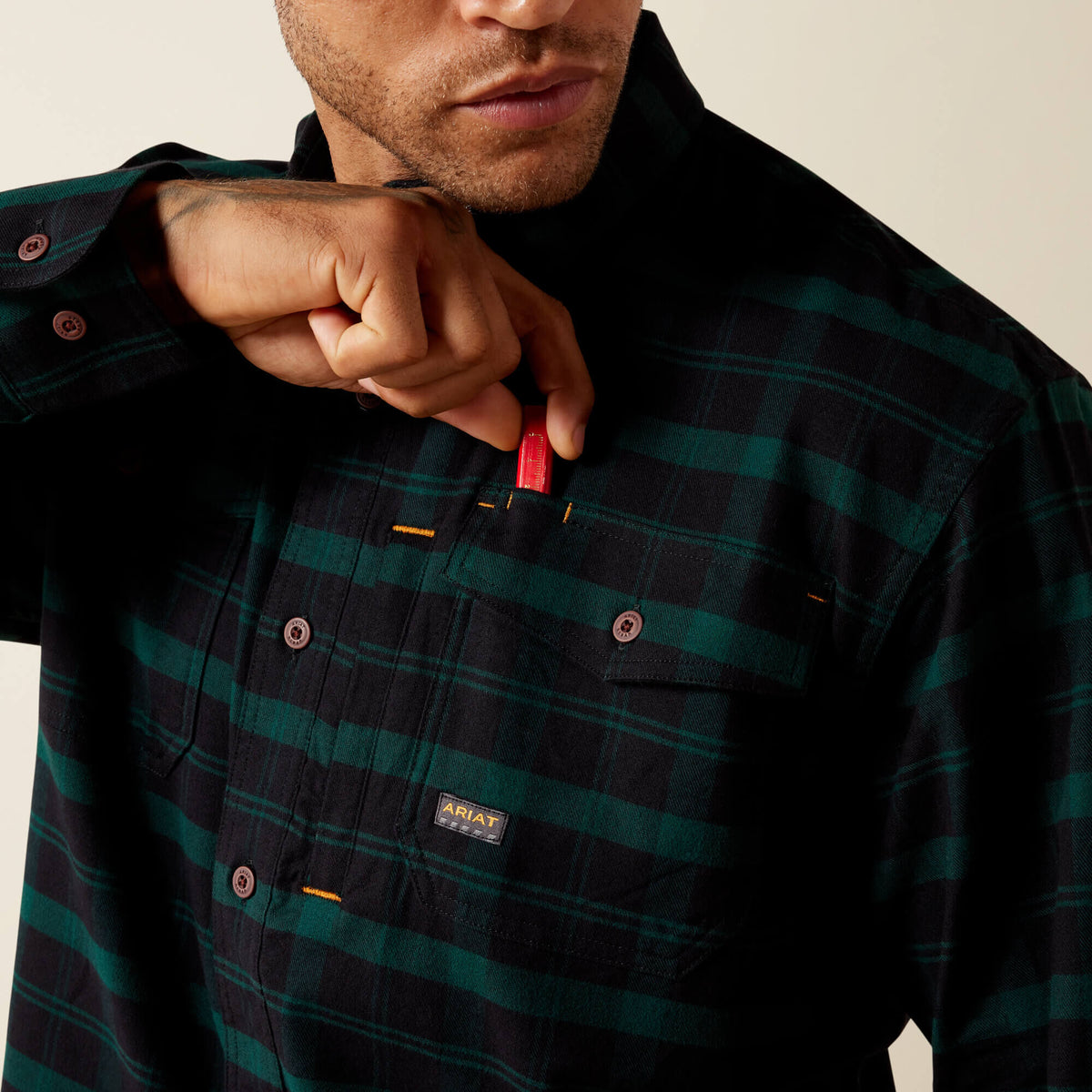 Rebar Flannel DuraStretch Work Shirt - US 5832