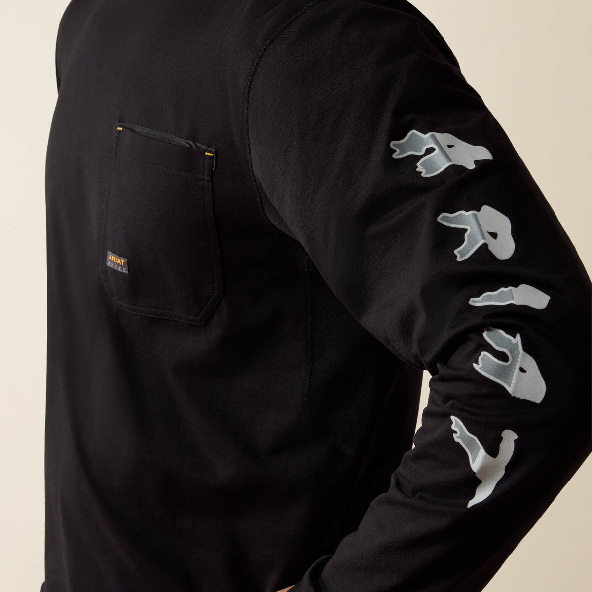 Rebar Workman Bearded Skull Long Sleeve T-Shirt - US 1495