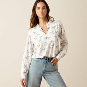 GREY HORSE PRINT