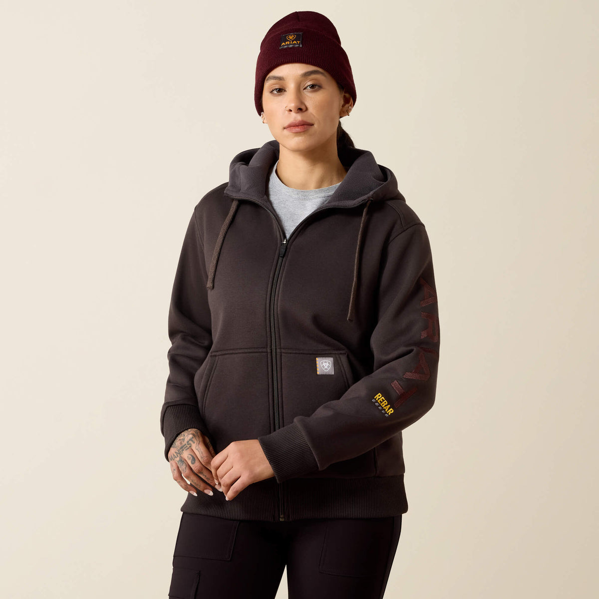 Rebar All-Weather Full Zip Hoodie - US 9541