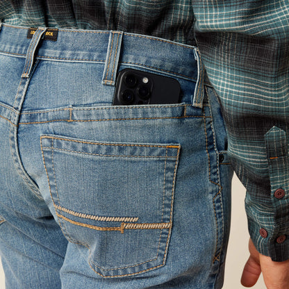 Rebar M2 Traditional Relaxed Rail DuraStretch Boot Cut Jeans - US 9392