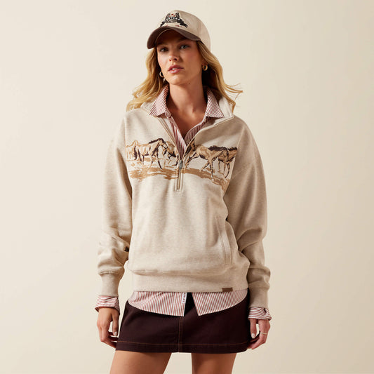 Running Wild 1/2 Zip Sweatshirt - US 7457