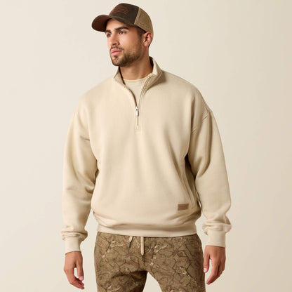 ToughStock Washed Heavyweight Fleece 1/4 Zip Sweatshirt - US 5015