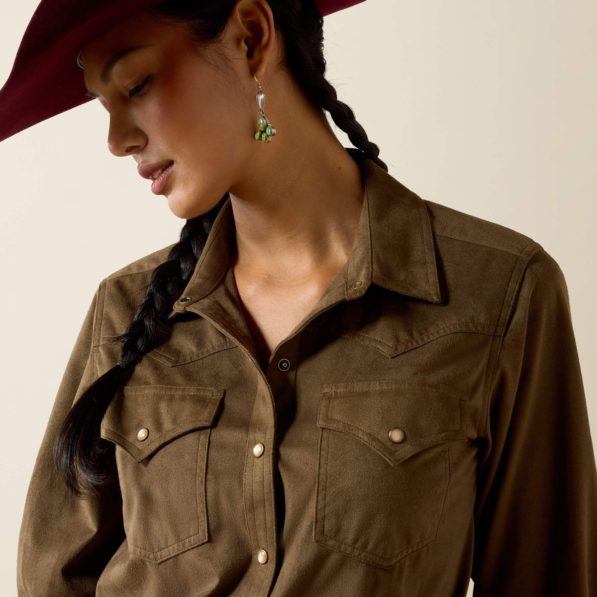Autumn Drift Western Snap Shirt - US 7304