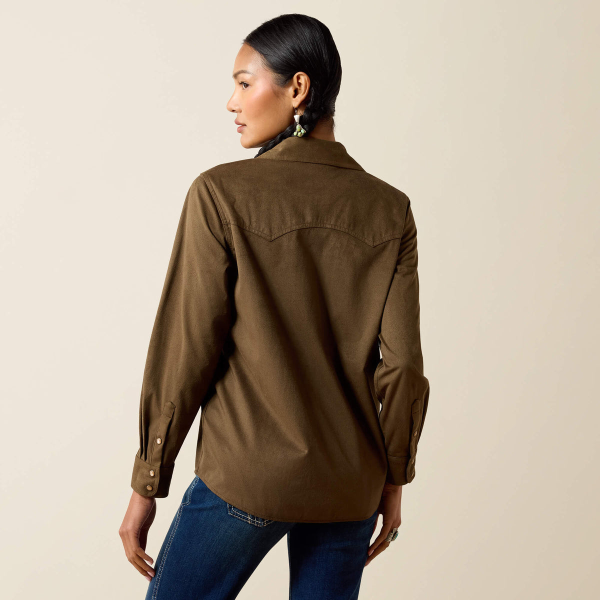 Autumn Drift Western Snap Shirt - US 7304