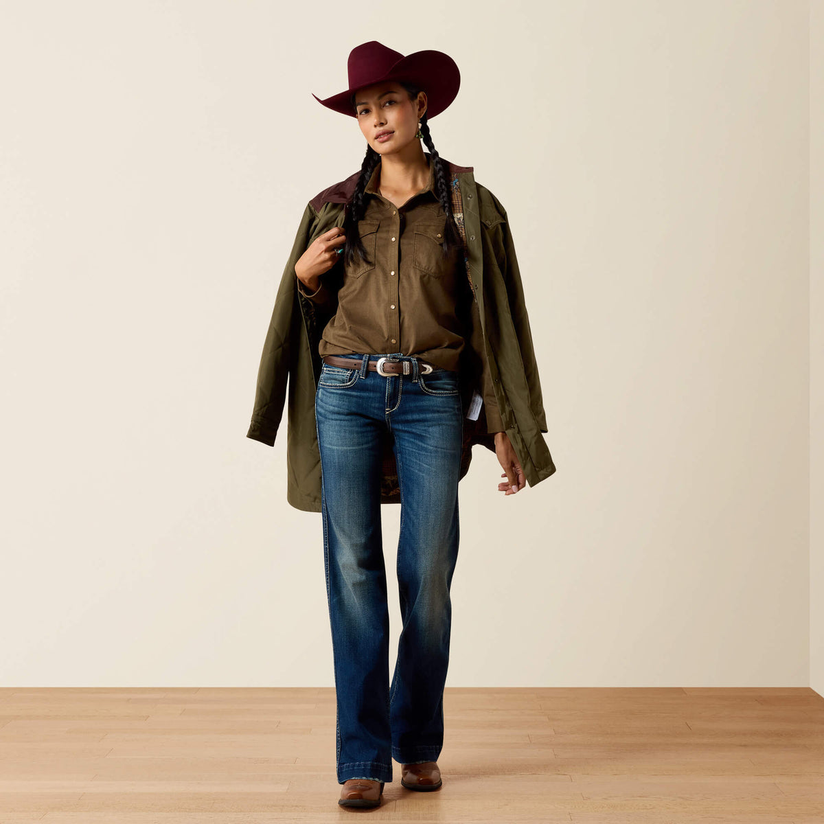 Autumn Drift Western Snap Shirt - US 7304
