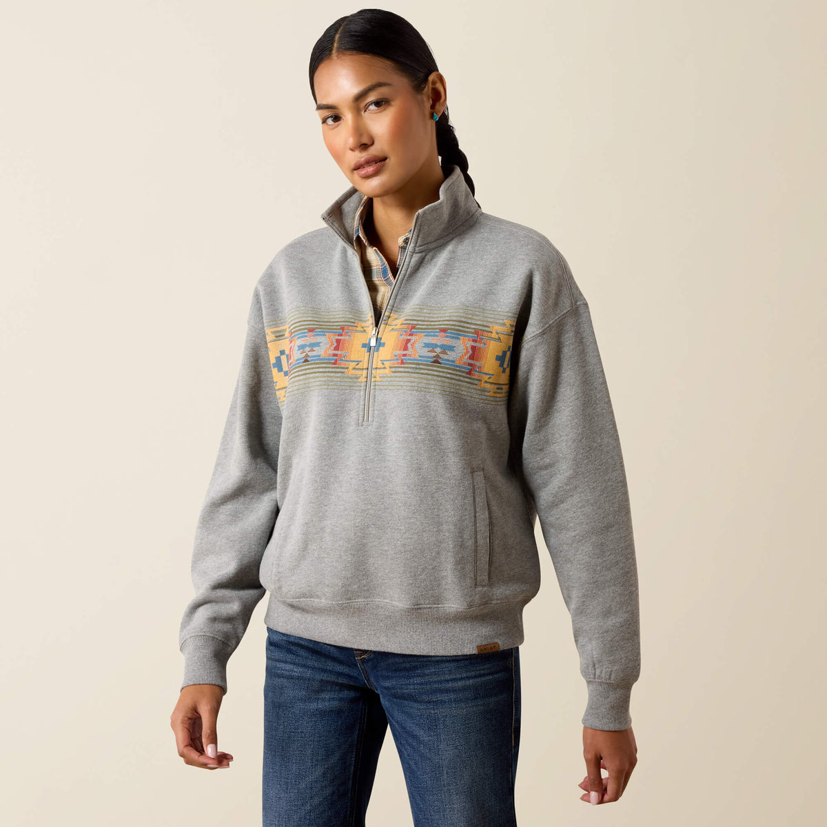 Selena 1/2 Zip Sweatshirt - US 9103