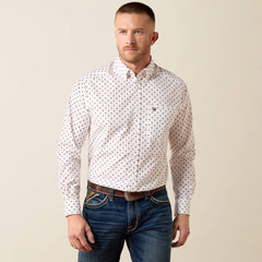 WHITE GEOMETRIC PRINT
