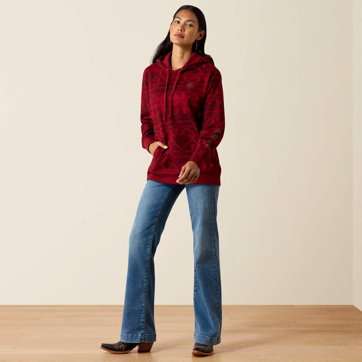Ariat Logo 2.0 Printed Hoodie - US 4544