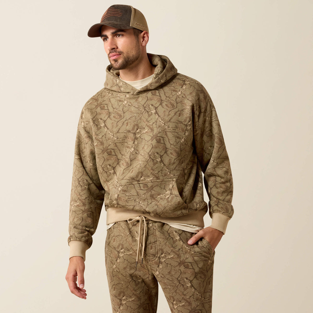 ToughStock Washed Heavyweight Fleece Hoodie - US 9849