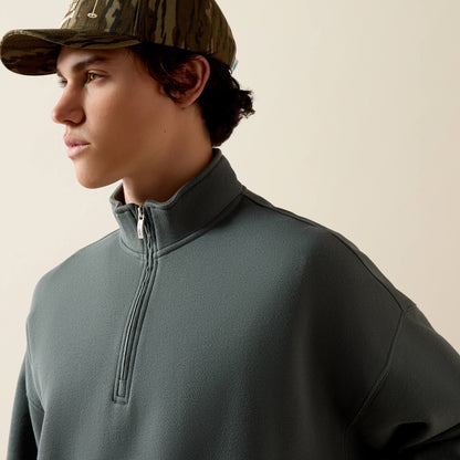 ToughStock Washed Heavyweight Fleece 1/4 Zip Sweatshirt - US 7494