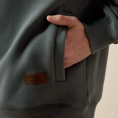 ToughStock Washed Heavyweight Fleece 1/4 Zip Sweatshirt - US 7494