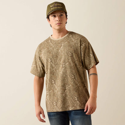 All Over Print Camo ToughStock Boxy T-Shirt - US 3847