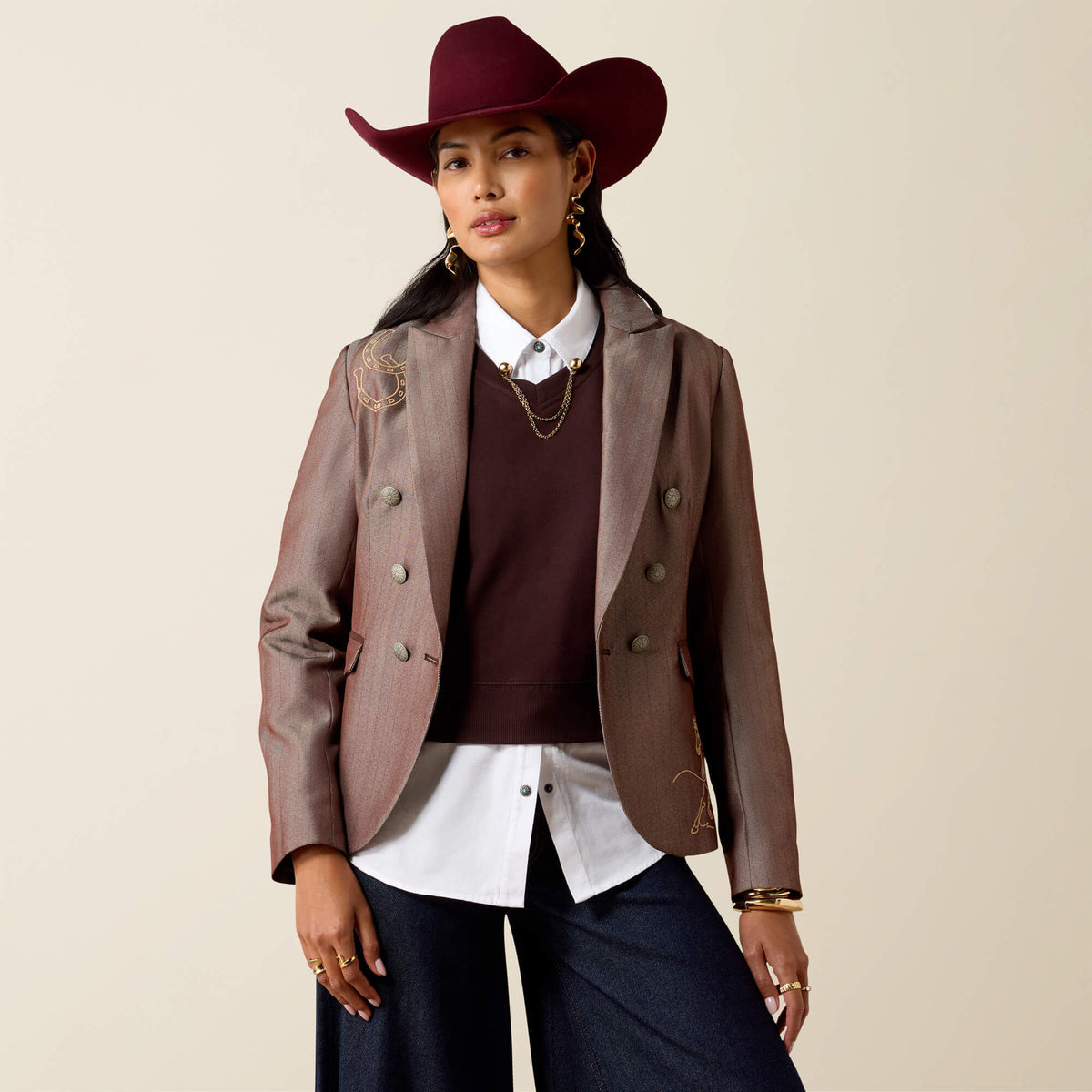 Herringbone Blazer - US 2975