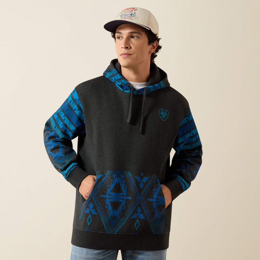 Southwestern Color Block Hoodie - US 1902