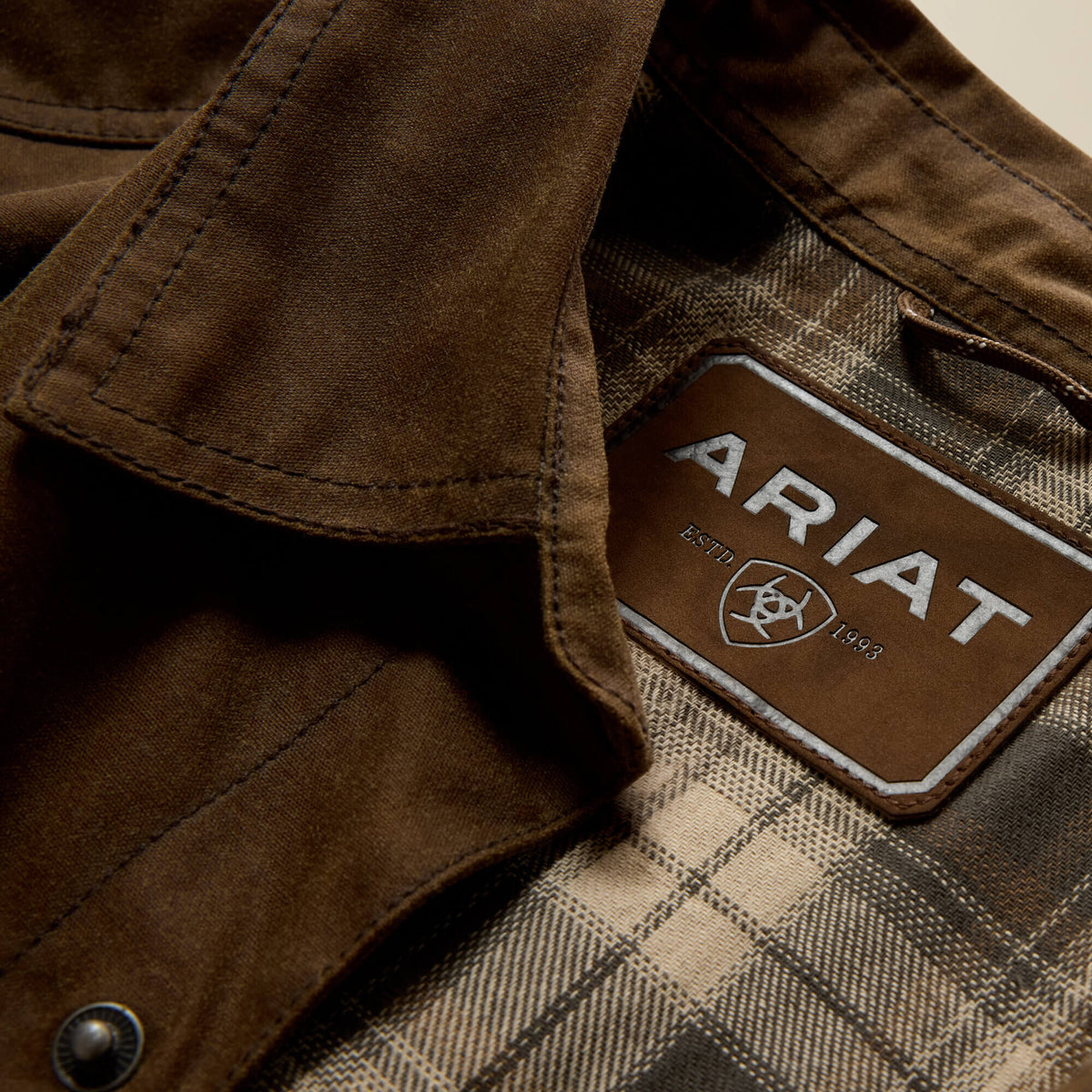 Waxed Cotton Shirt Jacket - US 1642