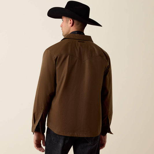 Waxed Cotton Shirt Jacket - US 1642
