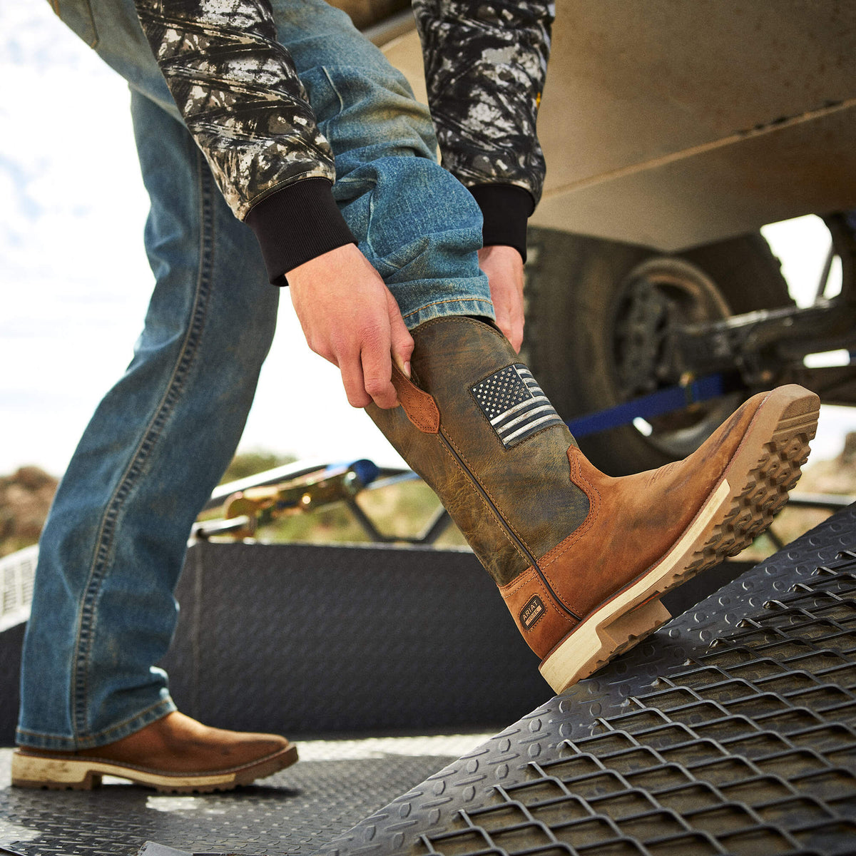 Activator Patriot Wide Square Toe Work Boot - US 6653
