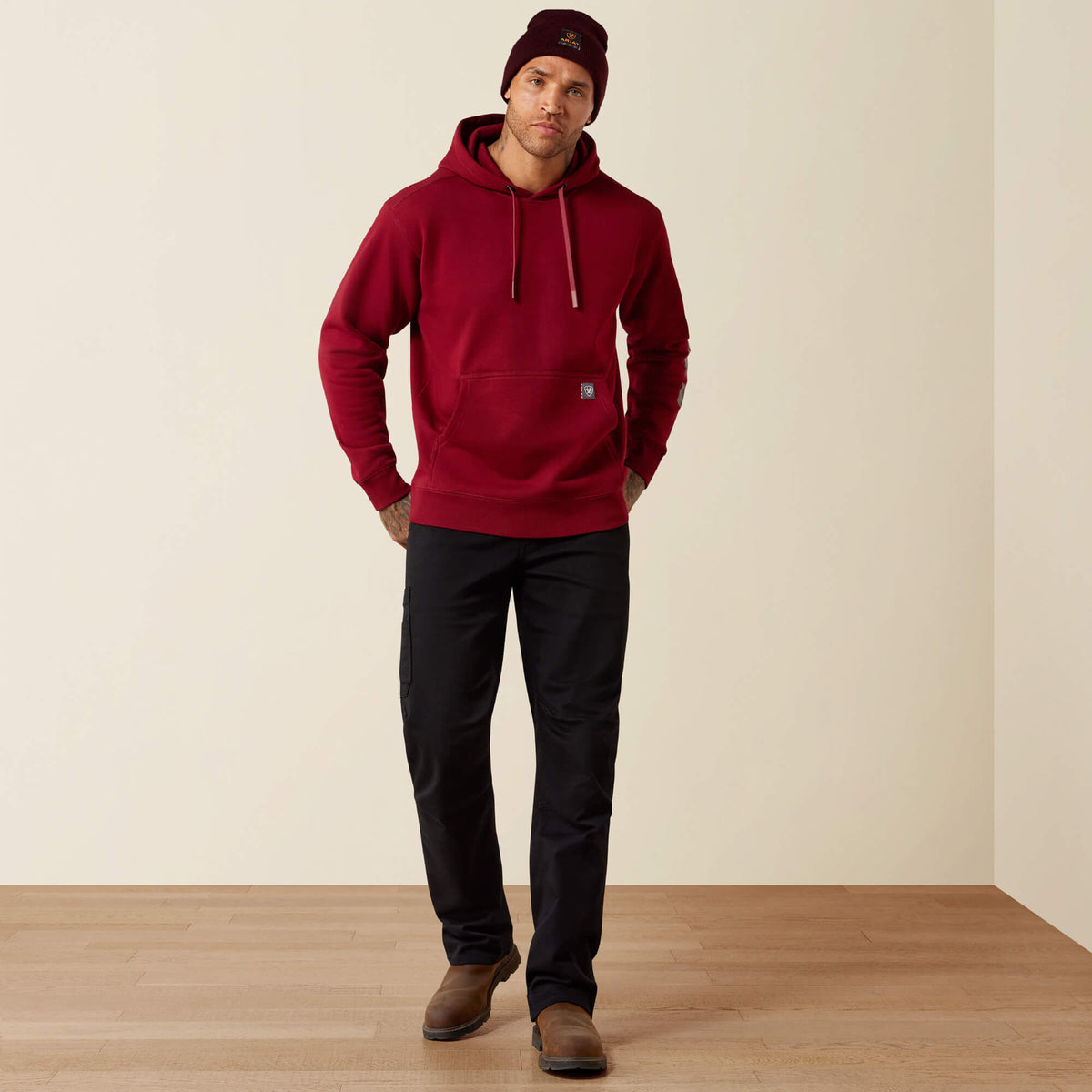 Rebar Lightweight Logo Hoodie - US 0235