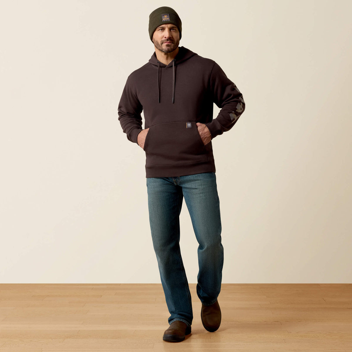 Rebar Lightweight Logo Hoodie - US 9771