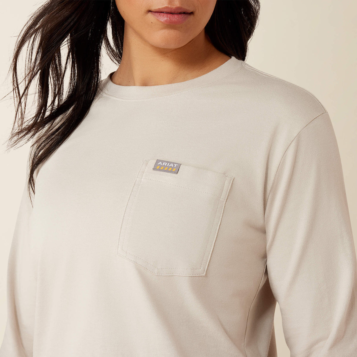 Rebar Cotton Strong Flying Eagle Long Sleeve T-Shirt - US 2379