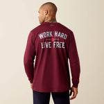 FR Work Hard Live Free T-Shirt - US 6590