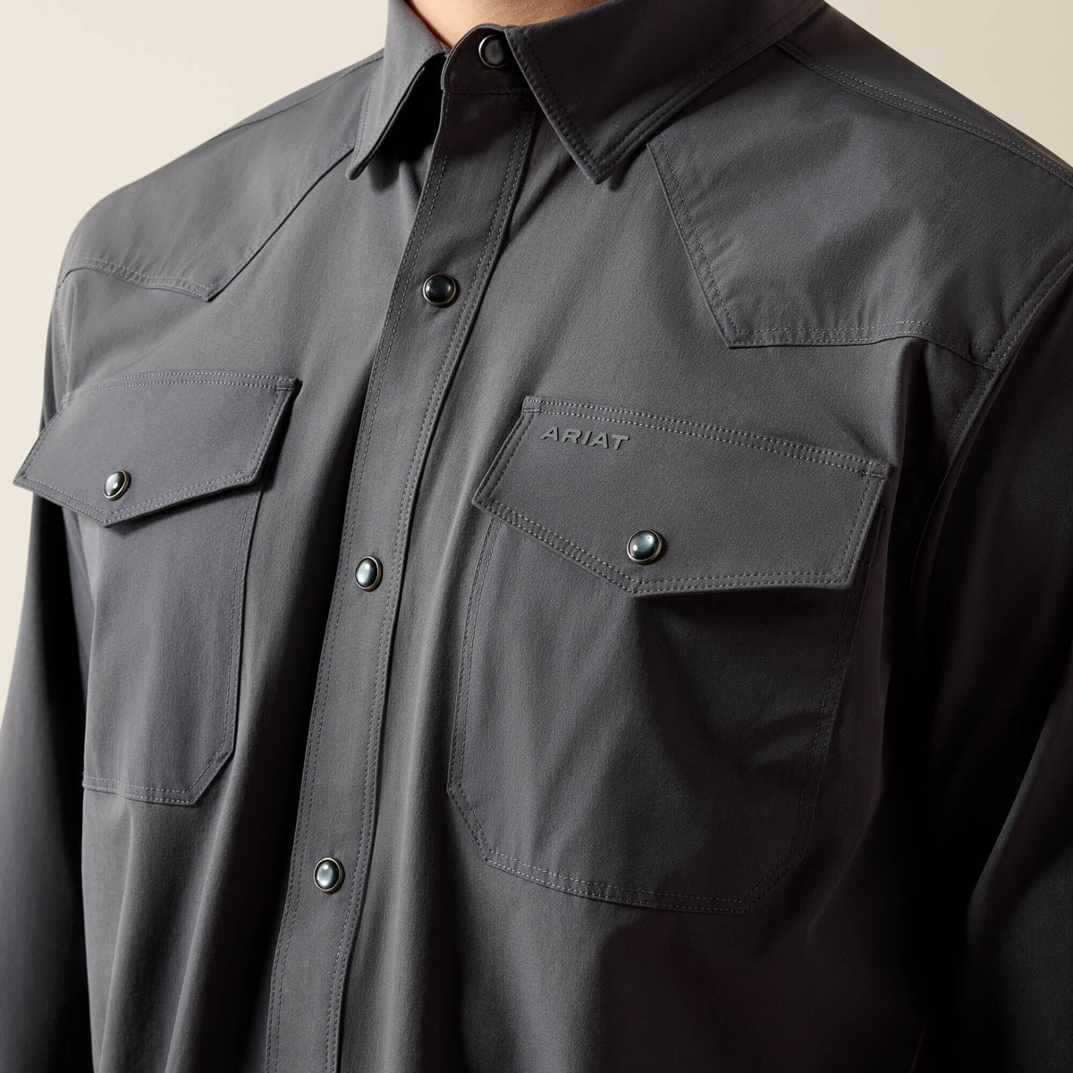 FrontierTough VentTEK Western Fitted Snap Shirt - US 9047