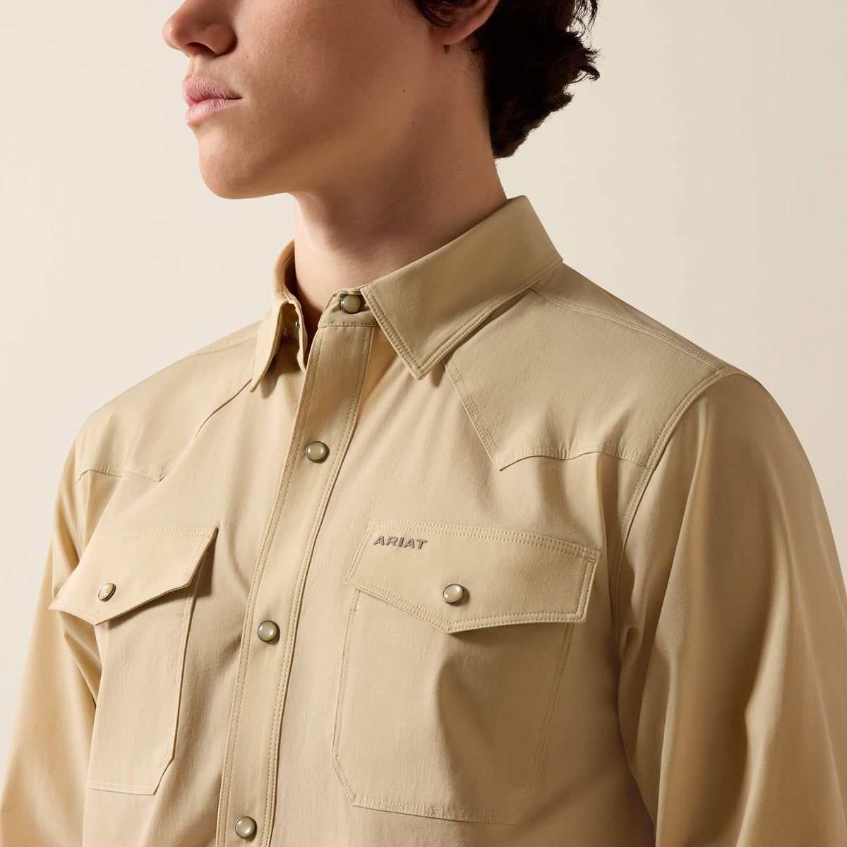 FrontierTough VentTEK Western Fitted Snap Shirt - US 7542