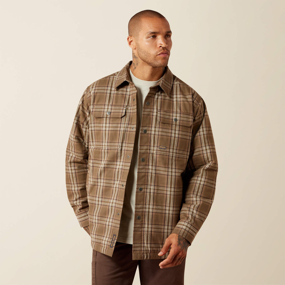 Rebar Flannel Insulated Shirt Jacket - US 8881