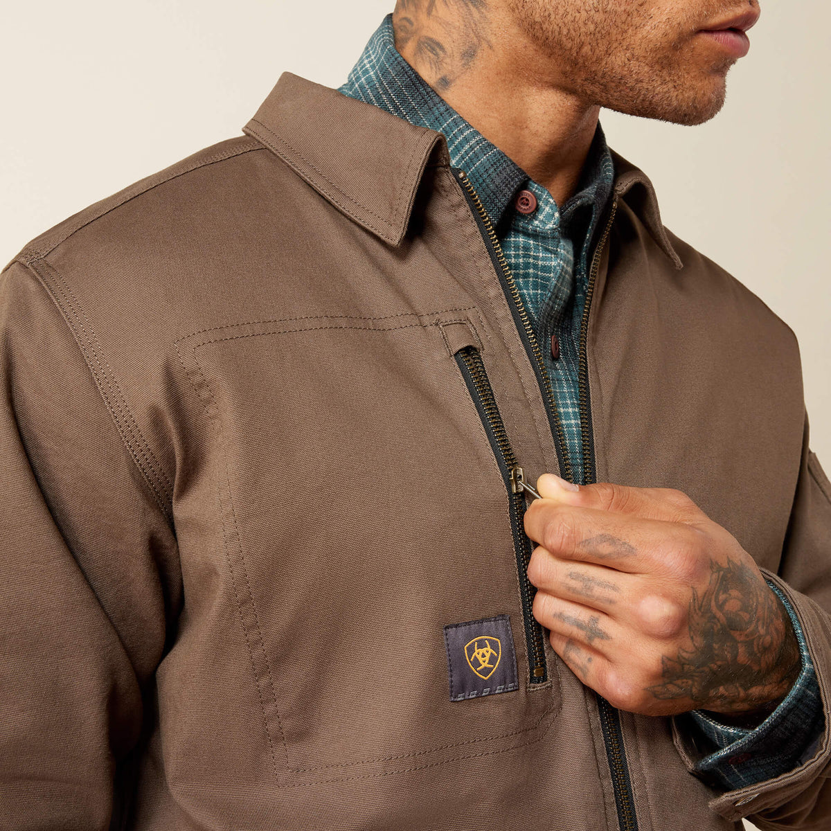 Rebar Made Tough Flannel Lined Shop Jacket - US 1415