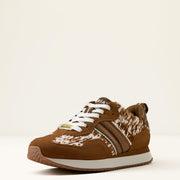 CHESTNUT SUEDE|SPECKLED COW PRINT