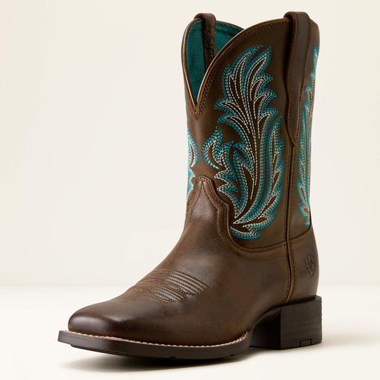 Round Up Filly Wide Square Toe Western Boot - US 5078
