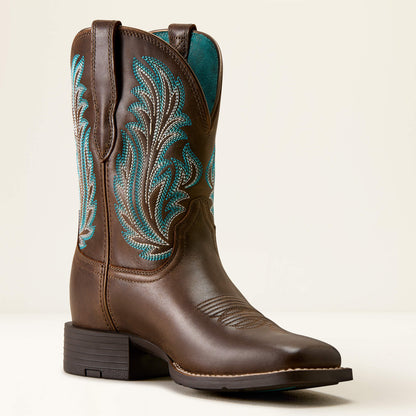 Round Up Filly Wide Square Toe Western Boot - US 5078