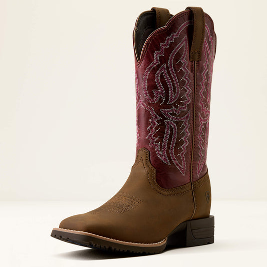 Hybrid Ranchwork Wide Square Toe Western Boot - US 7166