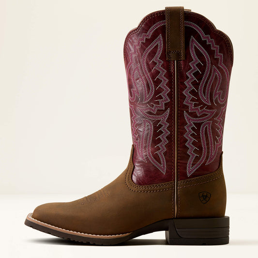 Hybrid Ranchwork Wide Square Toe Western Boot - US 7166