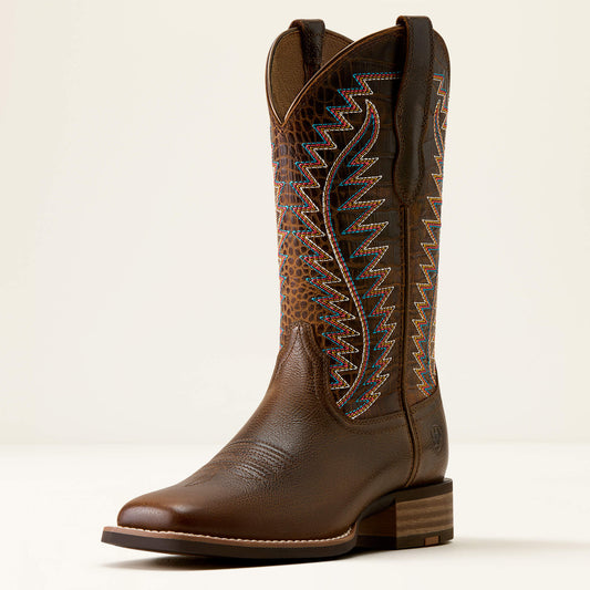 Monte Vista Wide Square Toe Western Boot - US 8080