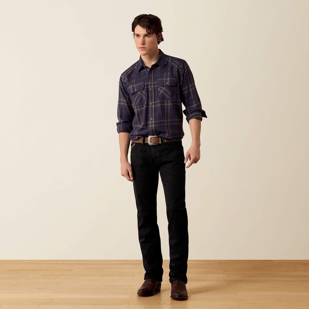 Retro Haas Fitted Snap Shirt - US 1742