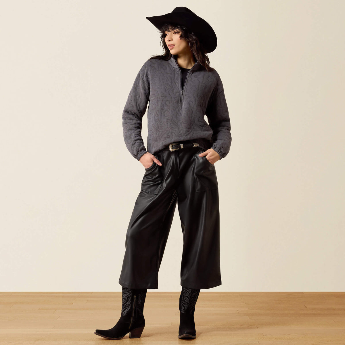 Boot Stitch 1/2 Zip Pullover - US 4218