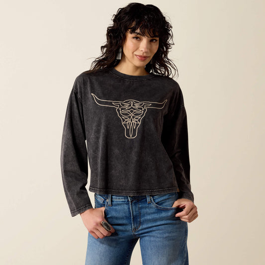 Steer Story Long Sleeve T-Shirt - US 0570