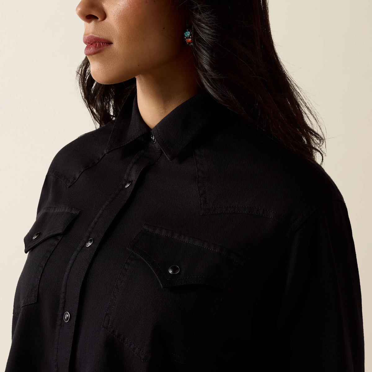 Midnight Western Snap Shirt - US 2576