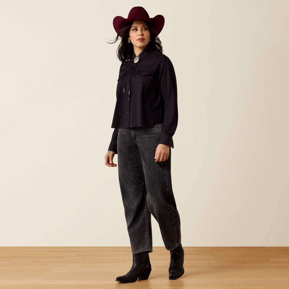 Midnight Western Snap Shirt - US 2576