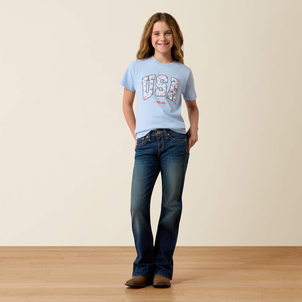 USA Horseshoe T-Shirt - US 4749
