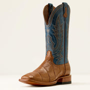 ANTIQUE AMERICAN ALLIGATOR|DENIM BLUE