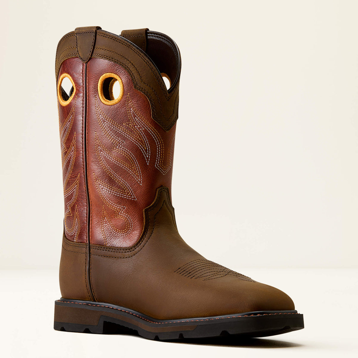Groundwork Wide Square Toe Steel Toe Work Boot - US 9021