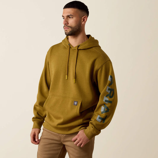 Rebar Lightweight Logo Hoodie - US 5384
